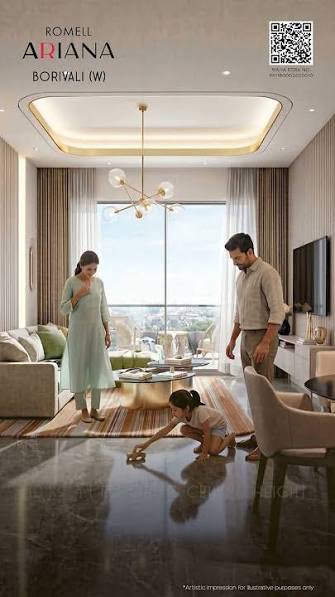2 BHK Flat For Sale in Romell Ariana Borivali West, Mumbai