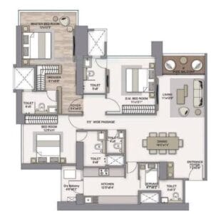 3 BHK Flat For Sale in Darvesh Quettawalla Residency